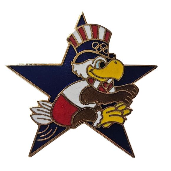 1984 Las Angeles Olympic Game Pin - Picture 1 of 3